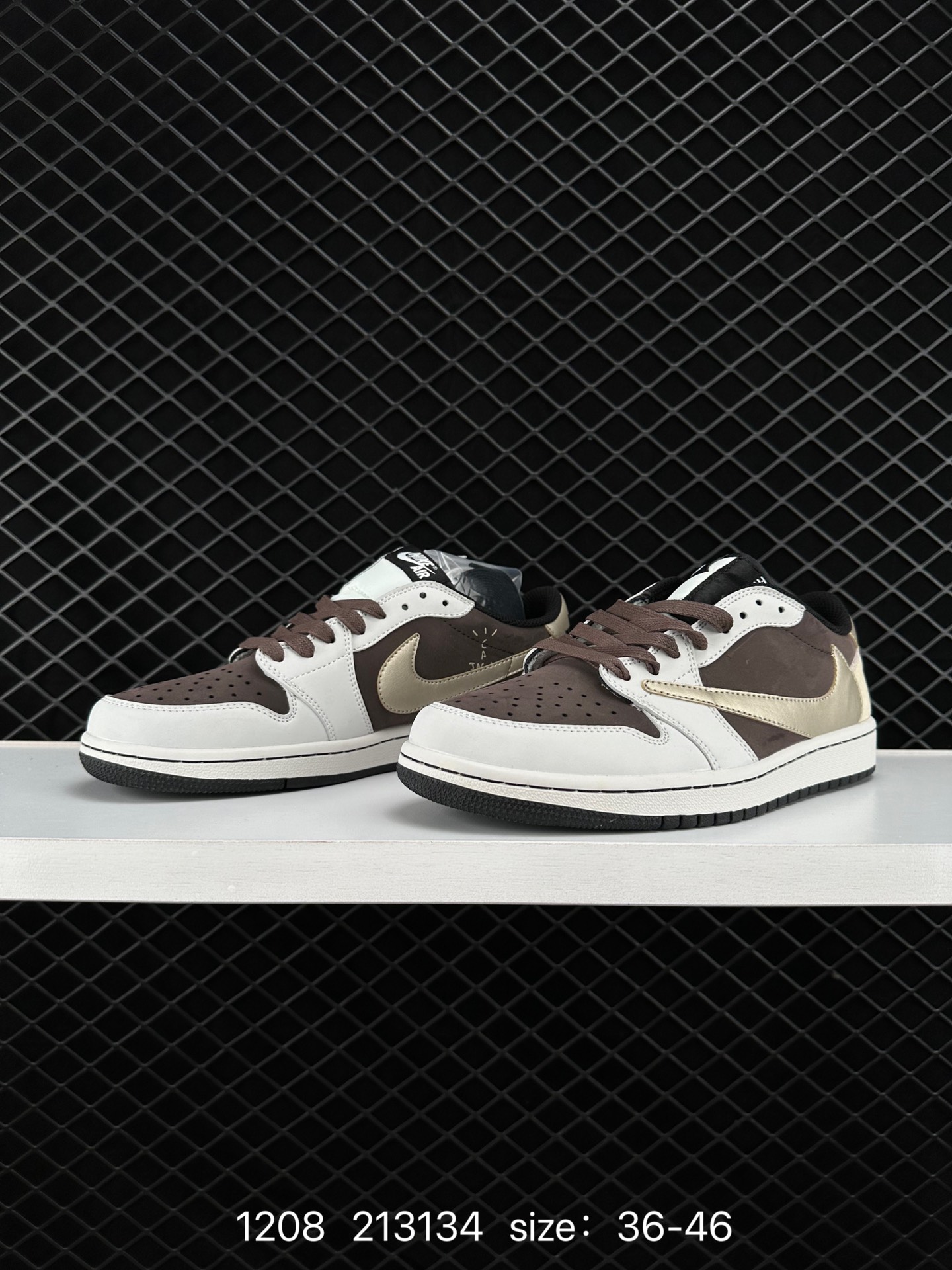 fragment design x Travis Scott x Nike Air Jordan 1 Low OG SP”Black/Green Toe“